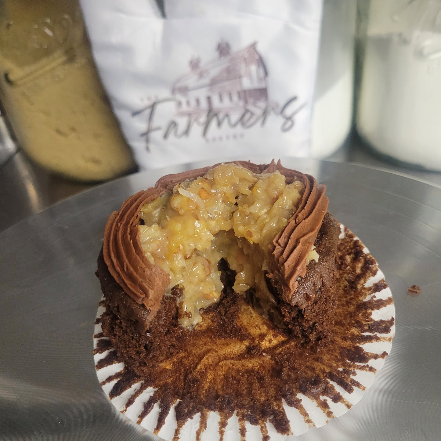 german chocolate filled chocolate cupcakes we offer 6 and 12