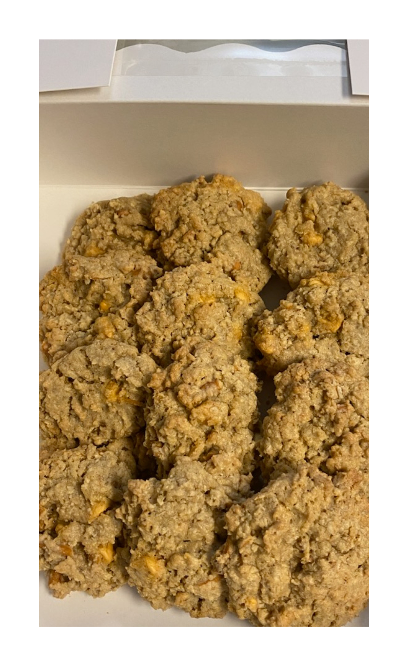 12 Sea salt butterscotch pretzel cookies