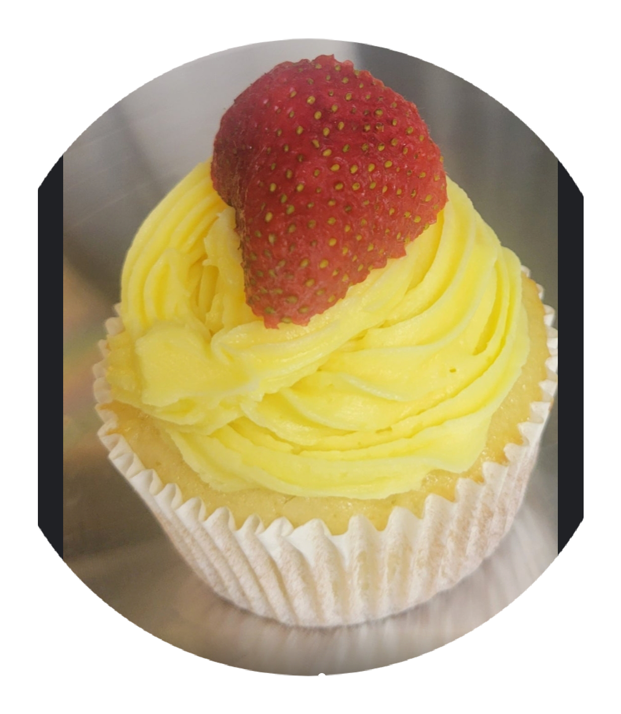 Strawberry filled lemon cupcakes we offer 6 and 12