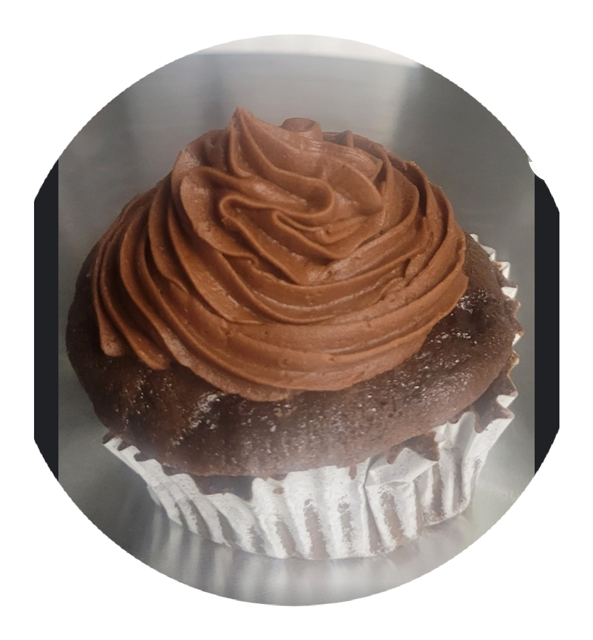 chocolate cupcakes with chocolate filling inside we offer 6 and 12