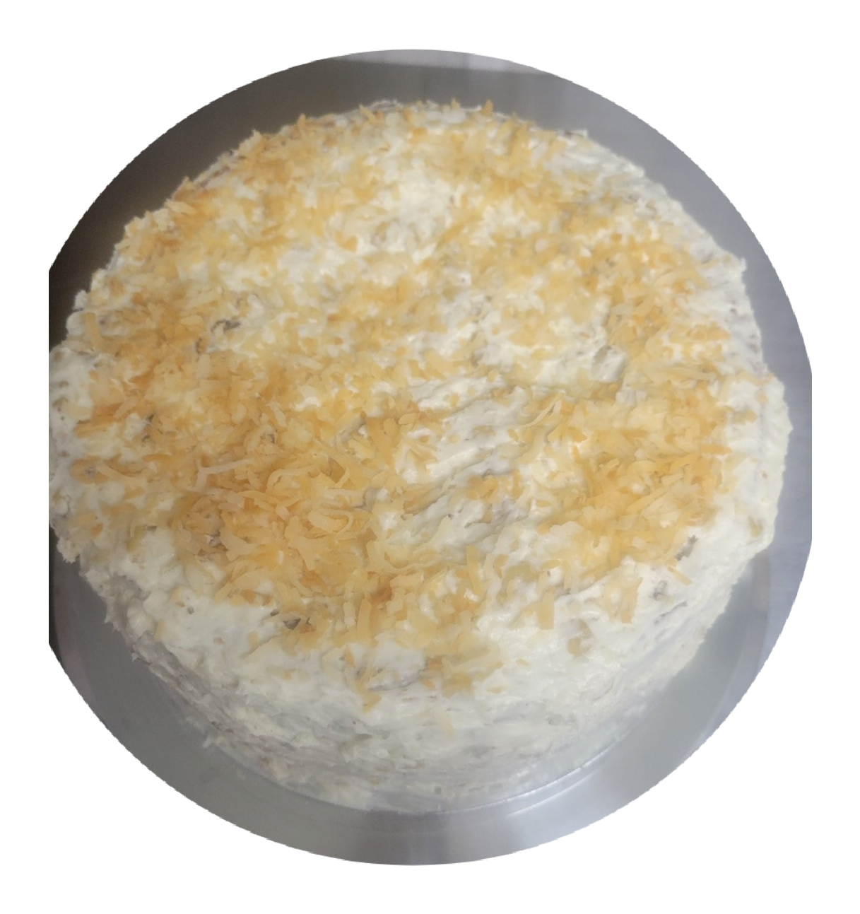 1 Italian wedding cake double layer 9 inch round serves 10 people