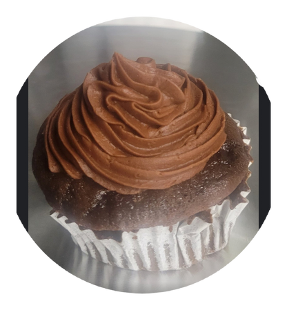 chocolate cupcakes with chocolate filling inside we offer  6 and 12
