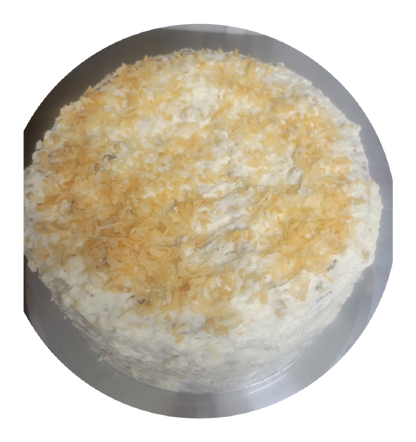 1  Italian wedding cake double layer   9 inch round serves 10 people