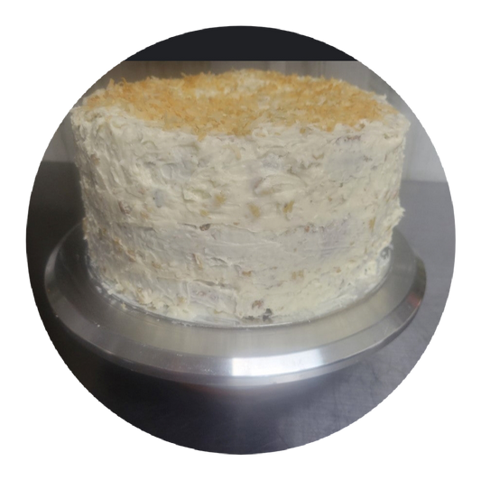 1  Italian wedding cake double layer   9 inch round serves 10 people